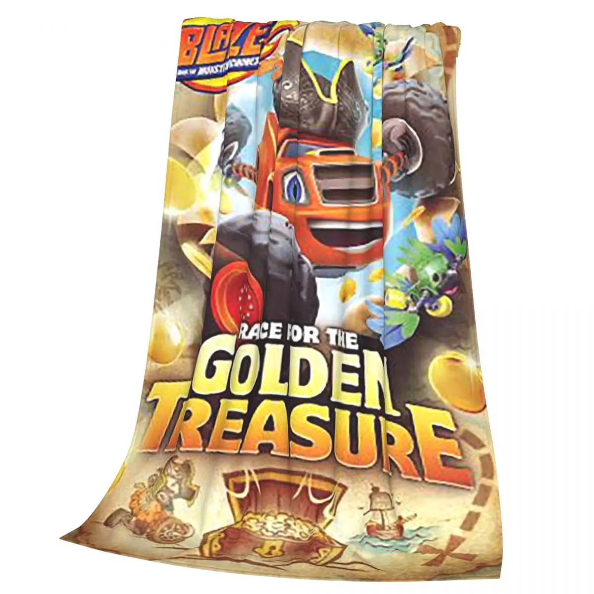 Blaze And The Monster Machines Blankets Soft Warm Flannel Throw Blanket Bedspread for Bed Living room Picnic Travel Home Couch