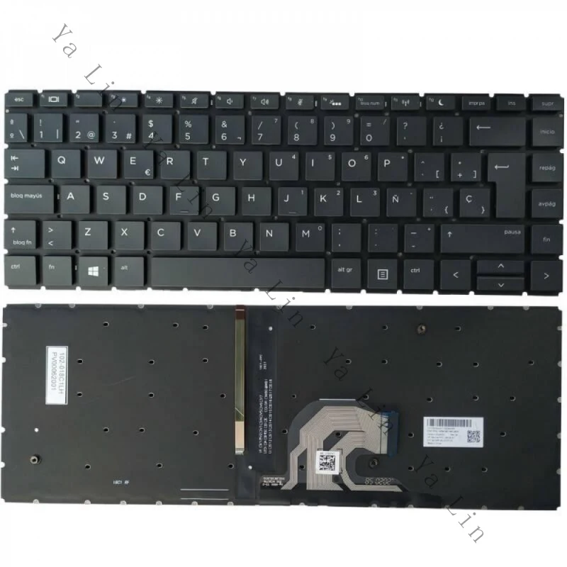 Teclado de repuesto para ordenador portátil, diseño español latino, SS + nuevo, para HP ProBook 440 G6 445 G6 440 G7 445 G7