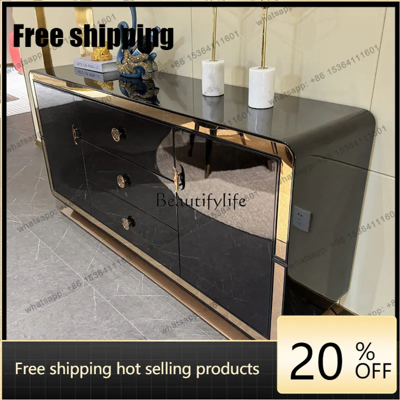 XX 1.6m Italian Light Luxury Piano Lacquered Sideboard