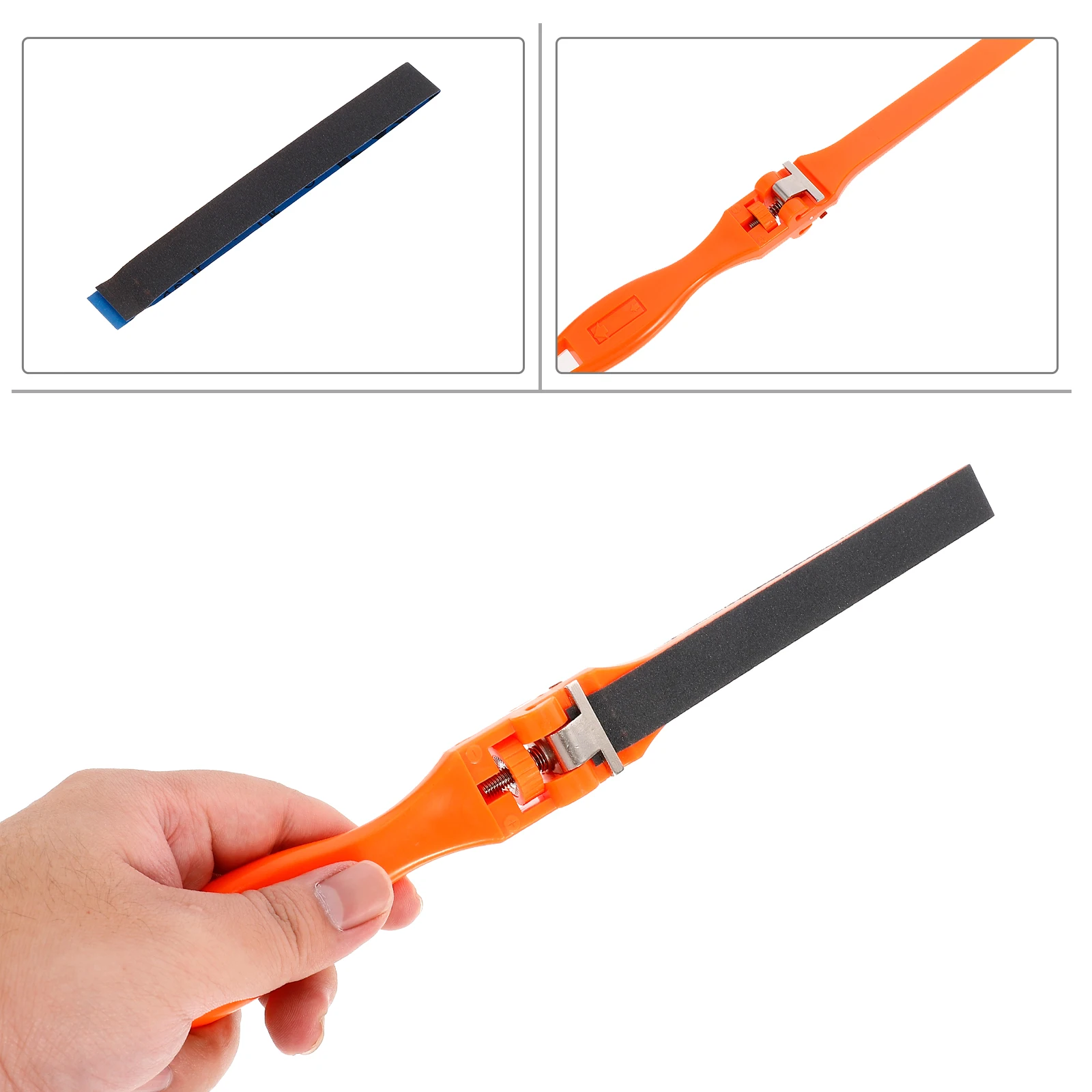 

Plastic S Clamp paper Holder 17mm Grinding Polishing Reusable Adjust S paper Grinding Holder Tightness