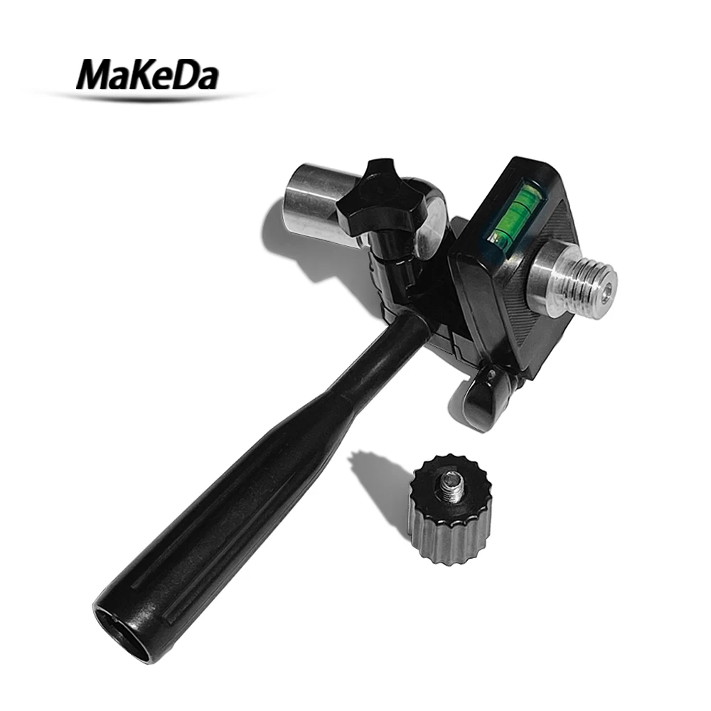 MaKeDa Laser Level Adjustable Tripod Tilt Head Adapter 1/4\