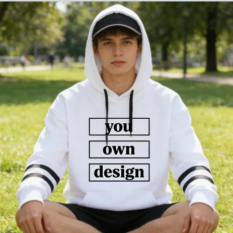 Custom Your Own Design Print Your Logo Your Unique Design Modern Hoodie Custom Minimal Logo