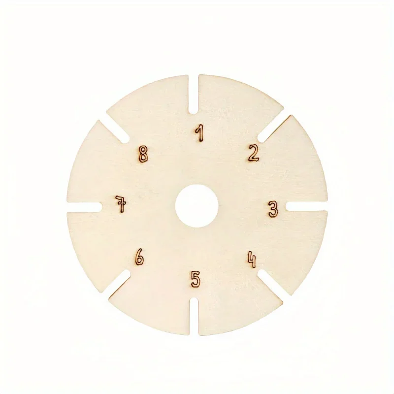 4pcs Bracelet Woven Braiding Disk, Flower Shape Wood Disk Bracelet Braiding Woven Plate Knitting Tools Beading Cord Disc