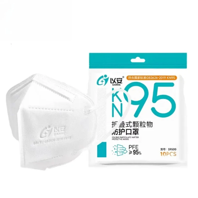 10 قطعة أقنعة الصحة أقنعة الوجه الواقية 5-Layer قناع مرشح محبوكة واقية تنفس أقنعة الغبار KN95 اكسسوارات السلامة #6