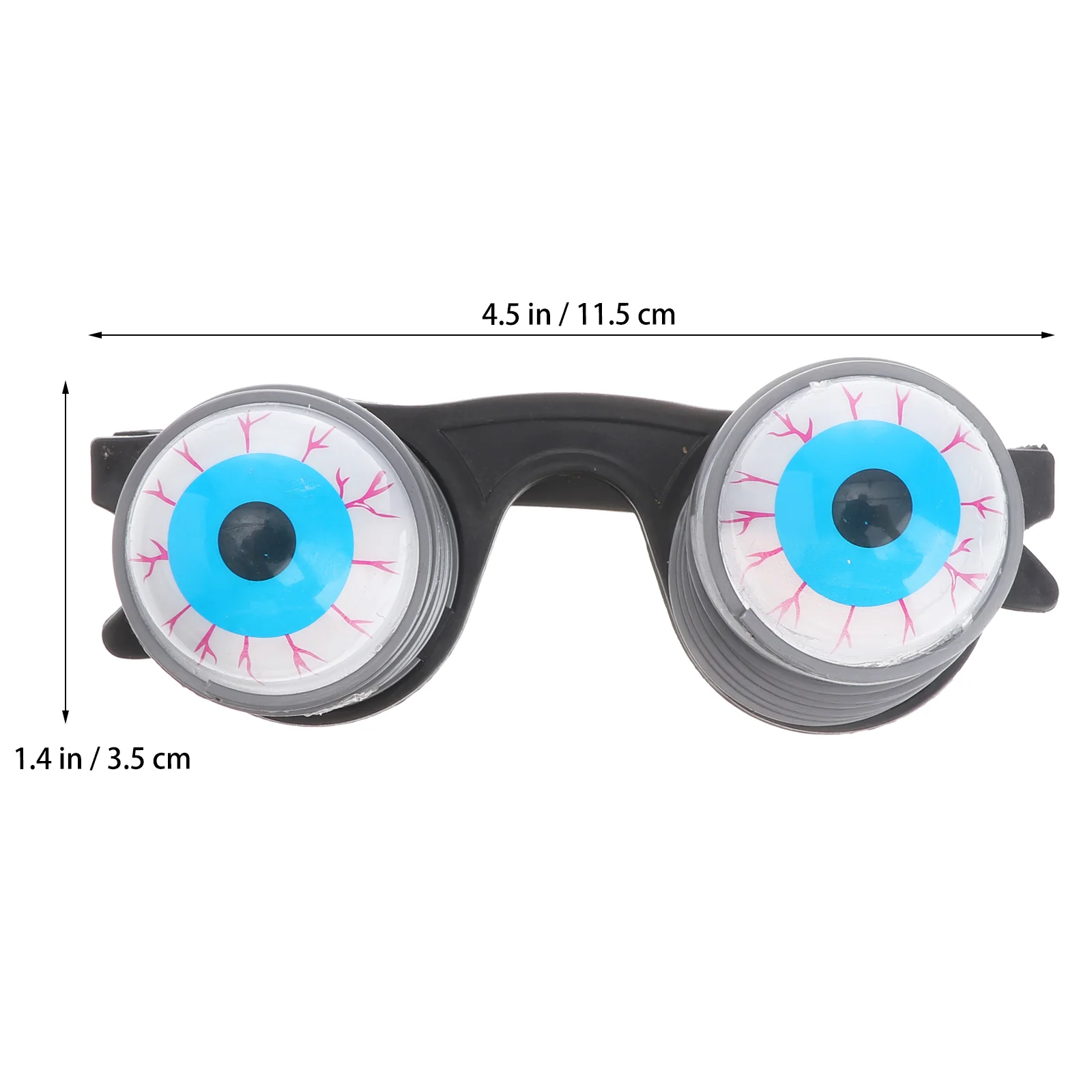 Tricky Glasses Eye Glasses Spring Eyeball Glasses na Halloween Costume Party śmieszne okulary śmieszne okulary dla dorosłych