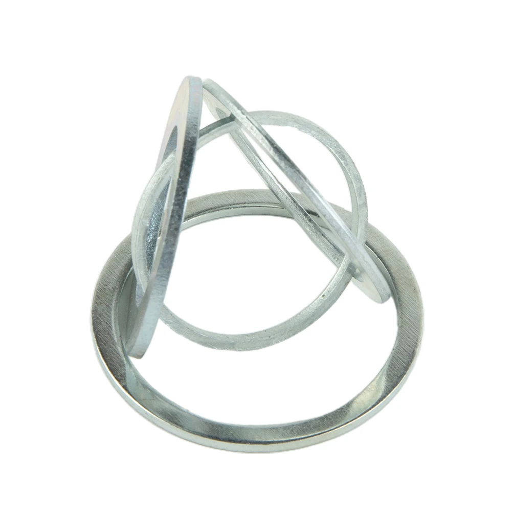 

For Circular Saw Blade Bushing Assortment 7 Pcs Set Sturdy Metal Construction Compatible with For Circular Saws