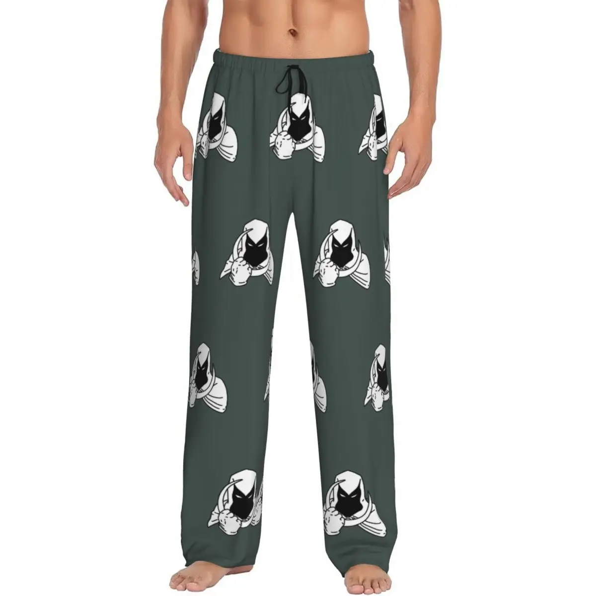 

Custom Print Men Moon Knight Pajama Pants Sleepwear Sleep Lounge Bottoms with Pockets