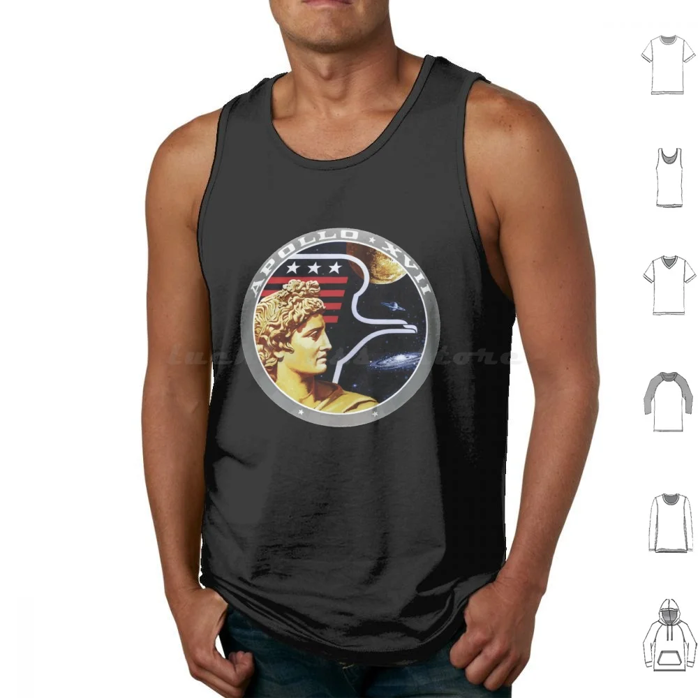 Apollo Xvii Tank Tops Print Cotton Apollo 17 Apollo Apollo Patch Apollo Space Mission Crew Patch Patch New Popular