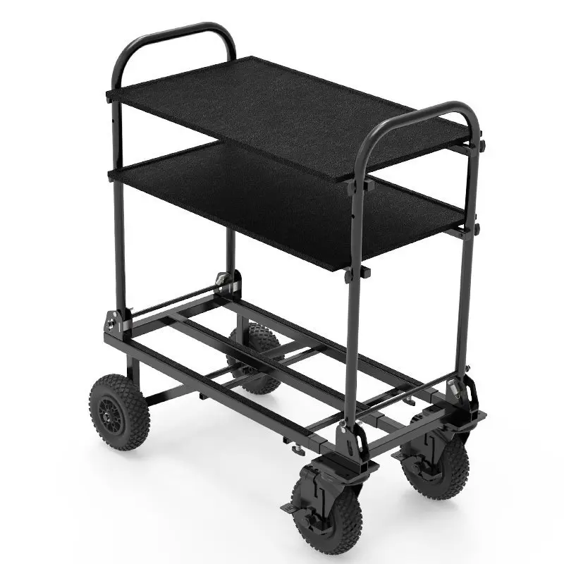 

Retractable portable director's cart, foldable trolley, film and television equipment crew storage cart