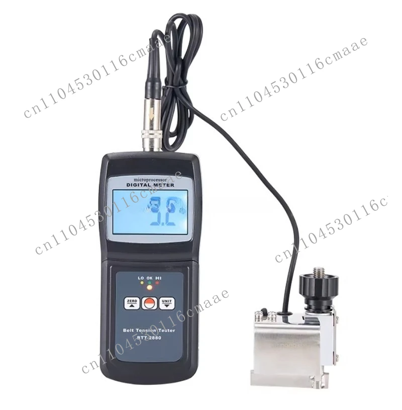 BTT-2880 digital belt tension meter 5% accuracy 0-750N measurement range LCD display ABS material  excluding battery