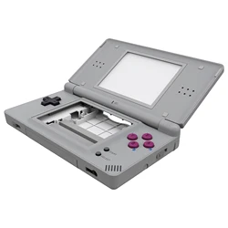 eXtremeRate Replacement Full Housing Shell for Nintendo DS Lite, Case Cover with Buttons, Screen Lens for NDSL - Classic 1989 GB