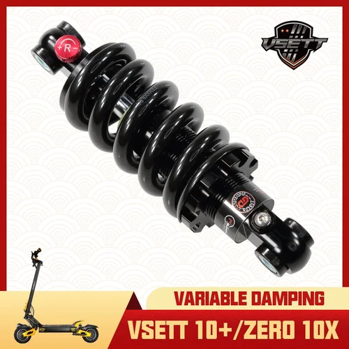 전기 스쿠터용 가변 댐핑 완충기, VSETT 10 + IO HAWK ZERO 10X KUGOO LX10 + NAMI TEVERUN 오일 코일, 165mm, 2000LBS