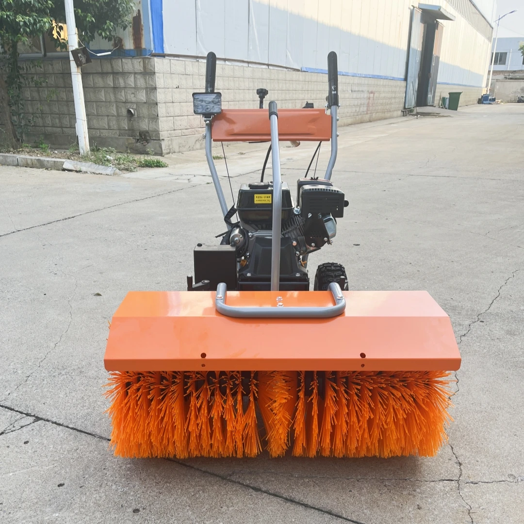 نوع المشي بقوة 6.5 حصان وتشغيل يدوي مكنسة الثلج لإزالة وتنظيف الثلج
