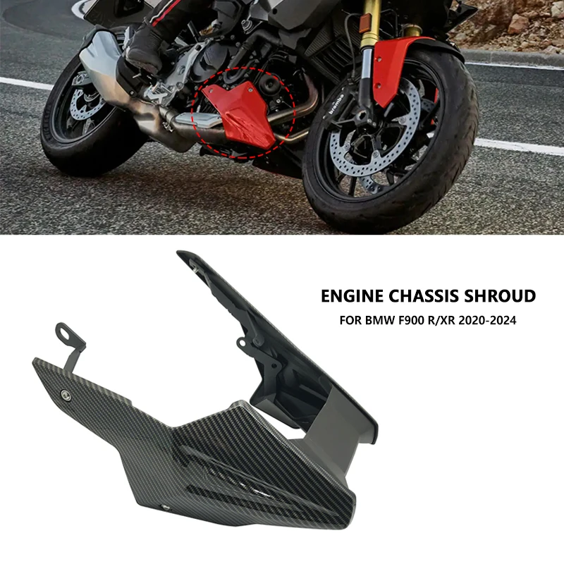 

For BMW F900R F900XR F 900R 900XR 900 R XR 2020-2024 2023 Engine Chassis Shroud Fairing Exhaust Shield Guard Protection Cover