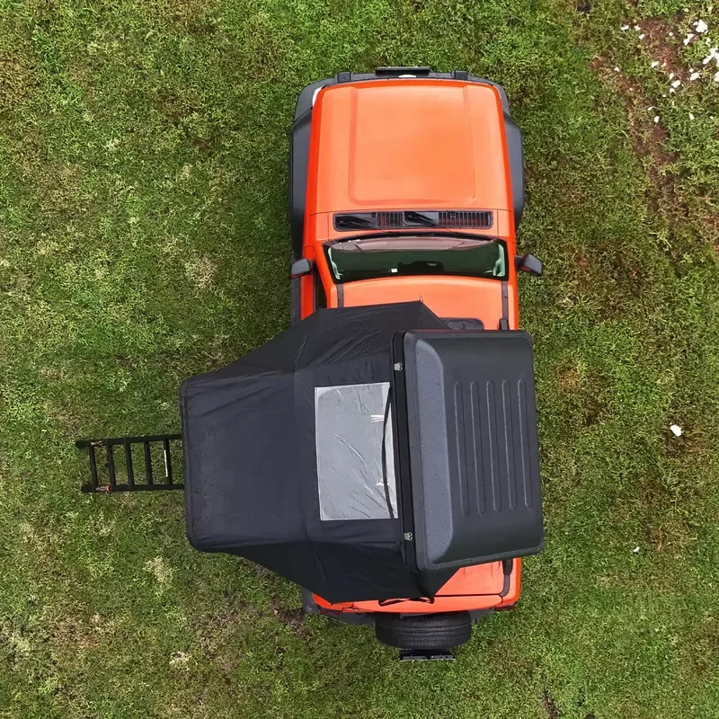 2026 Quick Setup Waterproof Side Open Aluminum Hard Shell Roof Top Tent 2-3 Person Rooftop Tent for 4x4 Offroad Camping