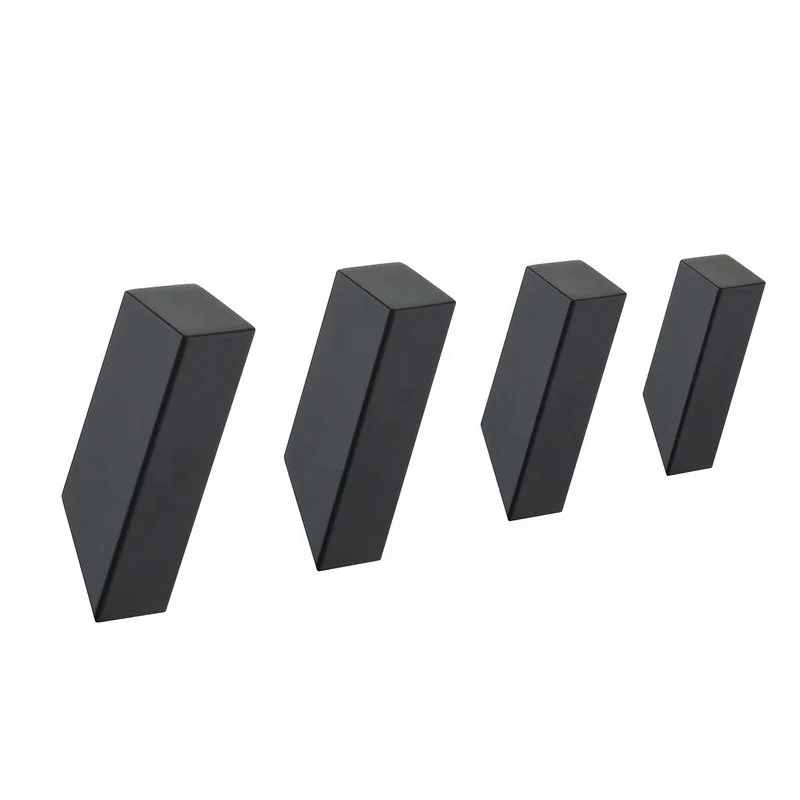 

Stainless Steel Clothes Hanger Hook Bathroom Wall Black Robe Hooks Set