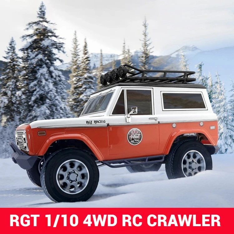 RGT 136100V3-FD 1/10 Simulation de voiture d'escalade à quatre roues motrices professionnel RC télécommande véhicule tout-terrain jouet modèle cadeau