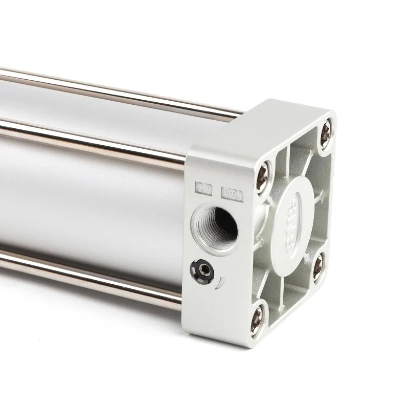 Pneumatic Standard Cylinder S - SC 63x 200 NPT 3/8, Inner Diameter: 2 1/2 Inch, Travel: 8 Inch, Double Action, Workshop Equipmen