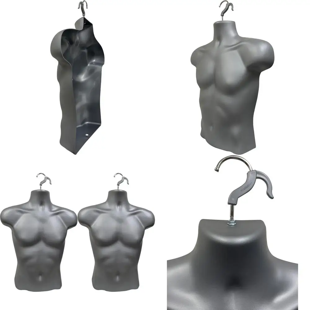 

Мужской манекен серого цвета, размеры S-M, с округлой талией, только с крючком для подвешивания
