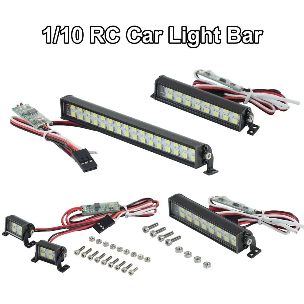 1/10 Schaal RC Auto Lichtbalk Multi-size Super Heldere LED RC Daklamp CH3 Controle RC Auto Verlichting Onderdelen voor SCX10 D90 TRX4