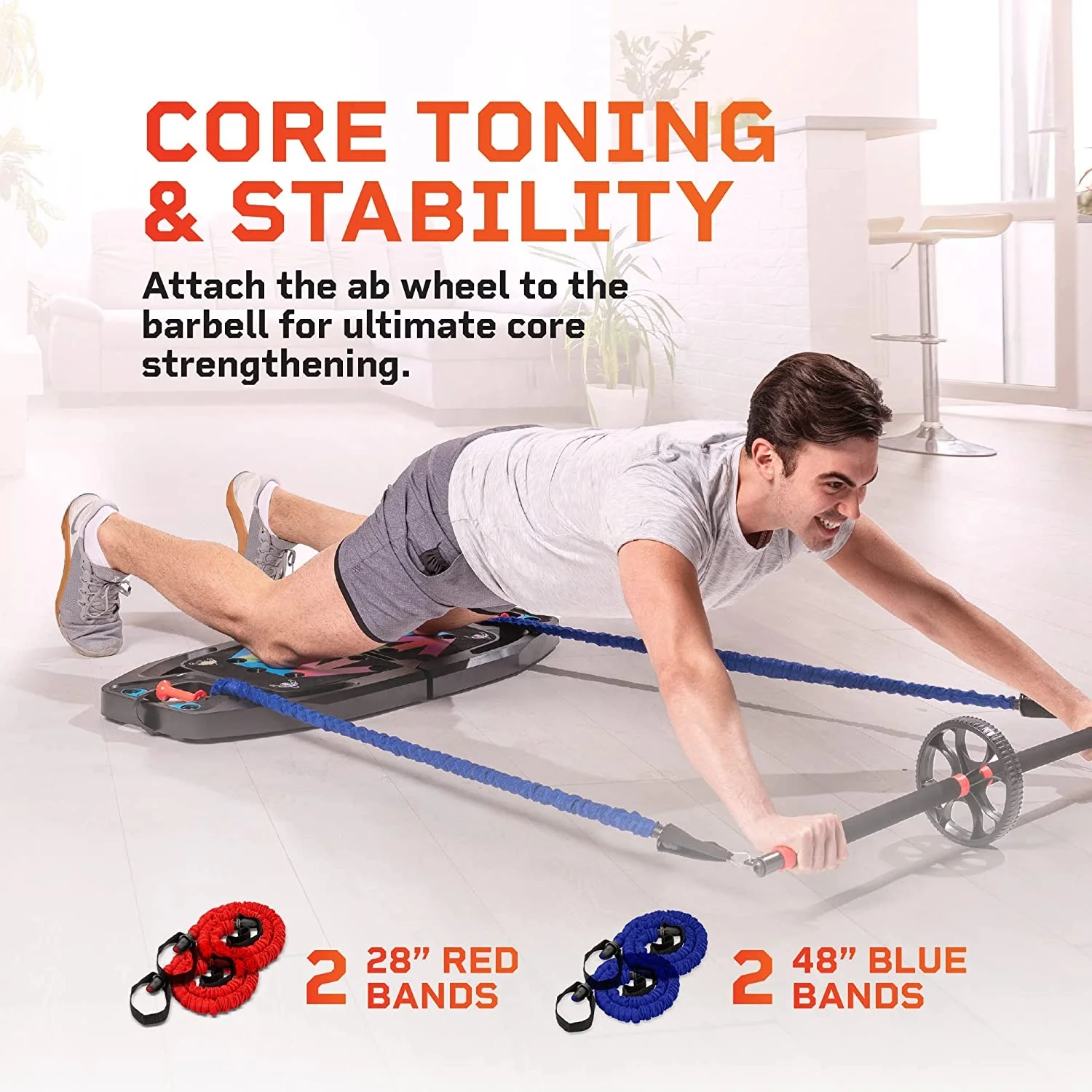 طقم تدريب القوة المحمول في صالة الألعاب الرياضية المنزلية، مدرب المقاومة لذراع الجسم الخلفي، معدات رياضية للتدريبات #4