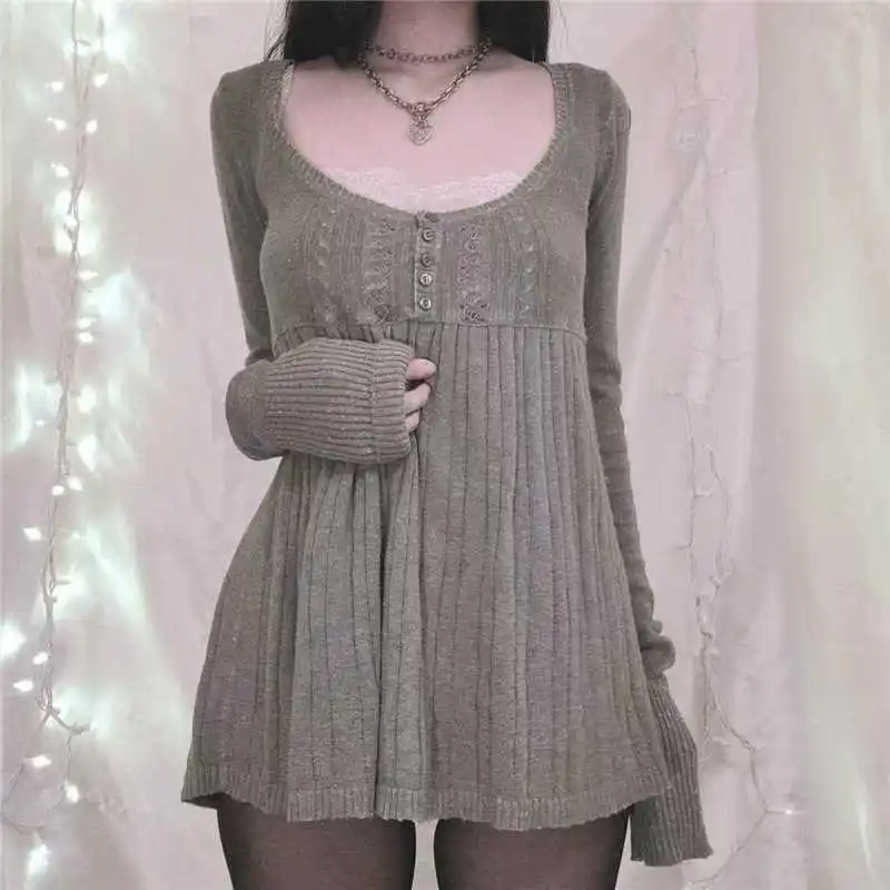 Female Clothing Y2k Tops 2026 Fashionable And Comfortable Half Cardigan Long Sleeve Sweater With Sweater Sexy Clothes For Women
