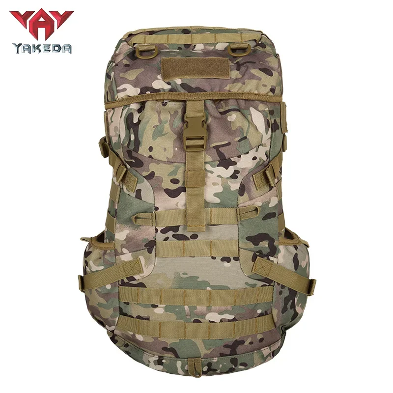 YAKEDA Outdoor camping mountaineering bag multifunctional large capacity backpack hiking travel training tactical bag