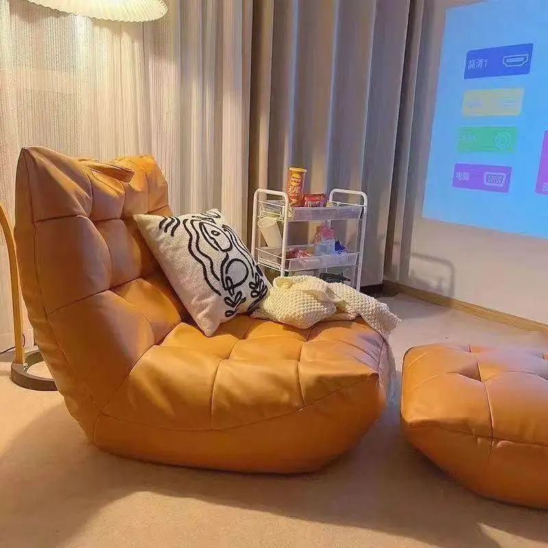 

Modern Couches Bean Bag Sofas Cloud Padding Small Deformation Bean Bag Sofas Filling Live Muebles Para La Sala Hotel Furniture