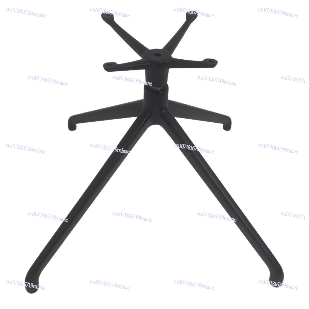Four-star Foot with Rod with Chassis Base Home Leisure Office Chair Four-claw Foot Accessories Modern Simple Aluminum Alloy