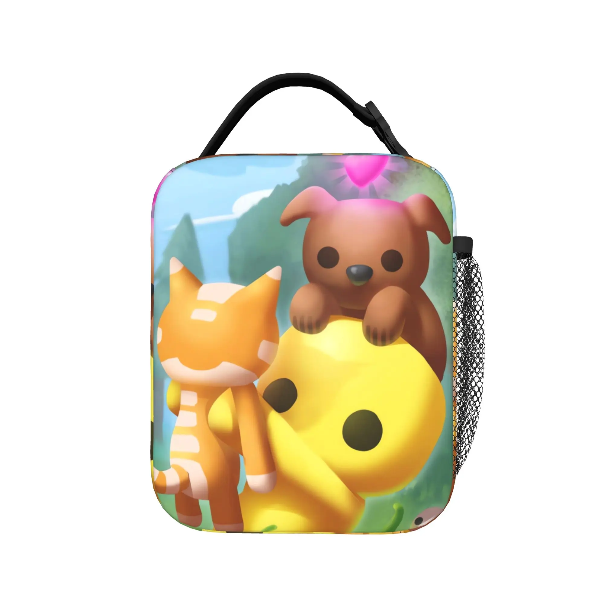 Wobblys Life Gaming Funny Lunch Bag  Convenient Lunch Box Women School Designer Cooler Bag Kawaii Oxford Thermal Lunch Bags