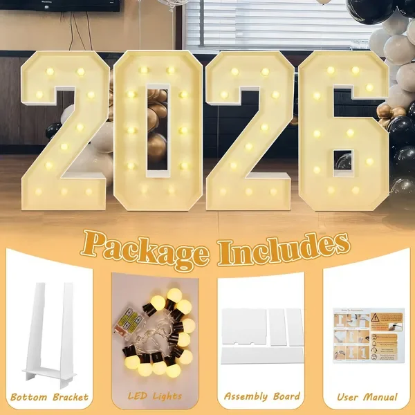 

3FT Light Up Letters DIY Foamboard A for Party Decorations - Baby Shower, Wedding, Birthday