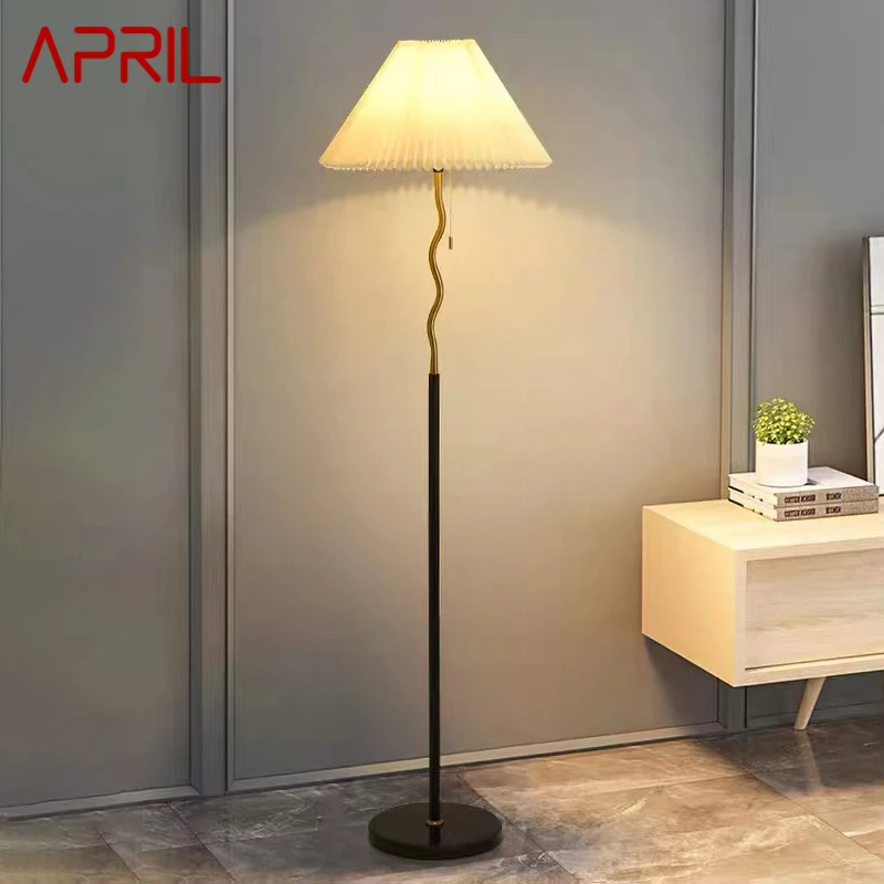 

APRIL Nordic Floor Lamp Fashionable Modern Family Iiving Room Bedroom Originality LED Decorative Standing Light