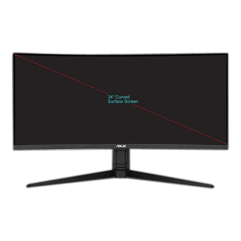 ASUS VG34VQL3A 34-дюймовый монитор 2K180HZ 3440*1440 WQHD 1500R изогнутый экран «рыба» 125% дисплей SRGB VA экран 1 мс HDR10 DP + HDMI + USB