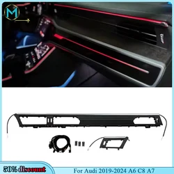 Dashboard Multicolor Ambient Lights For Audi 2019-2024 A6 C8 A7