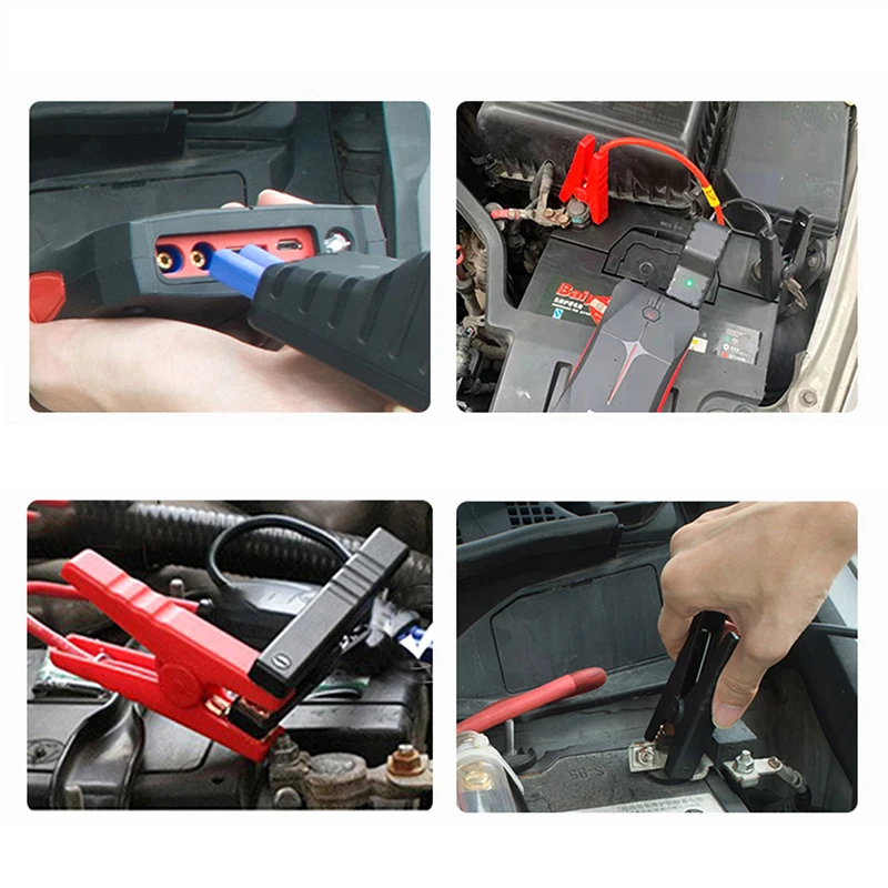 1pc Car Emergency Power Relay Clip Ignition Battery Jump Cable Connection Line 500A Hotsale