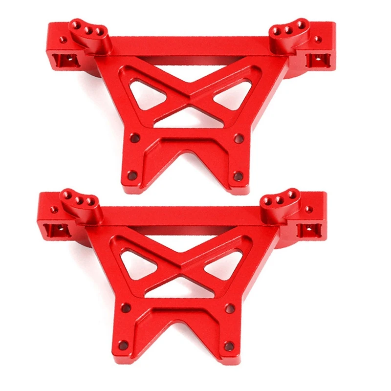 RC Car Upgrade Front & Rear Shock Absorbers Kit for TRAXXAS 1/10 E-Maxx/T-Maxx RC Car Upgrade Parts Red