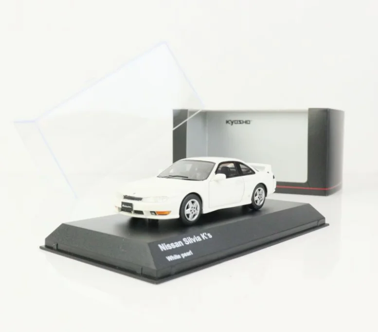 Kyosho 1:43 Nissan Silvia K's S14 collection of die cast resin  trolley model ornaments