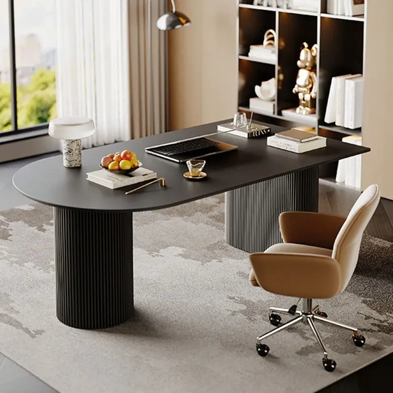 Standing Gaming Office Desk Modern Study Computer Luxury Design Large Office Desk Reception Mesas Escritorio Home Furniture