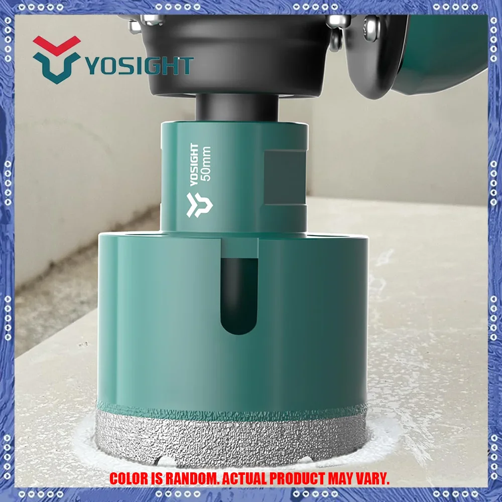 1 Piece Diamond Brazed Core Dry Drill Bit 6-100mm – for Porcelain Tiles, Marble, Glass & Granite | Hole Saw Cup Wheel Accessory