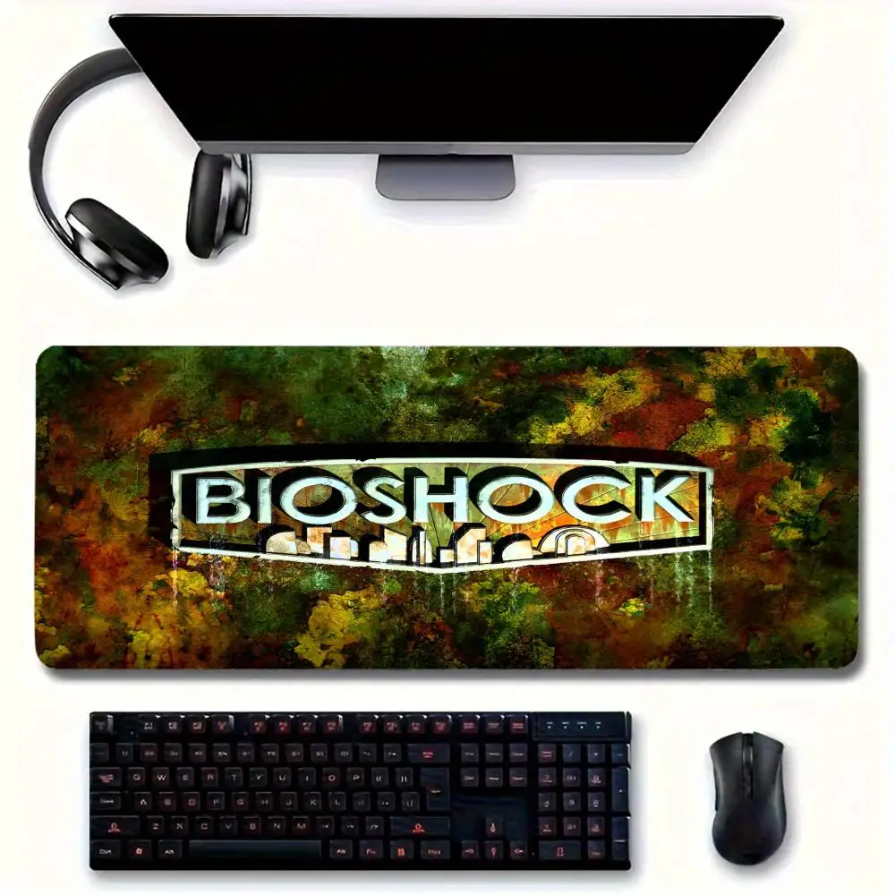 Game B-Bioshock R-Raptures MINISO Mouse Pad Large Mouse pad for home office Waterproof deskpad Computer Mousepad gaming Mousepad