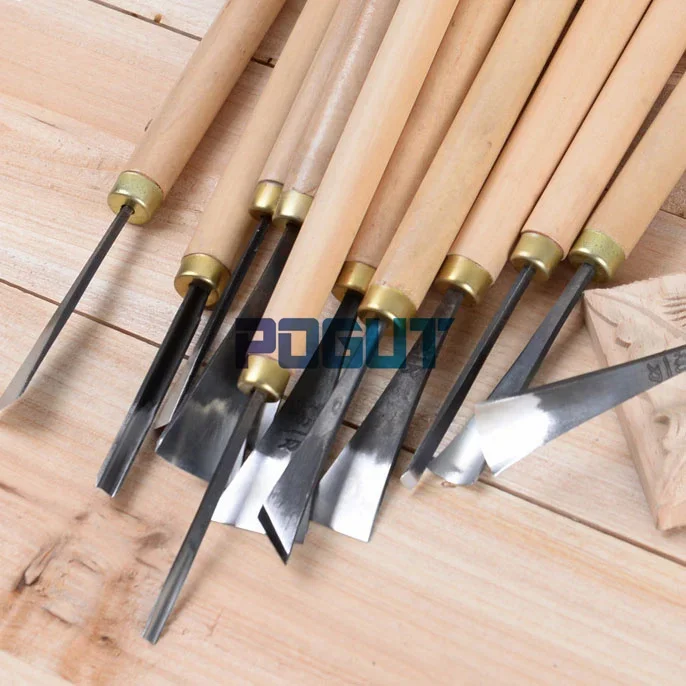 Imagem -06 - Mão Madeira Carving Chip Tools Cinzel Detalhe Cinzel Geral Feito e Chão à Mão 31 Pcs