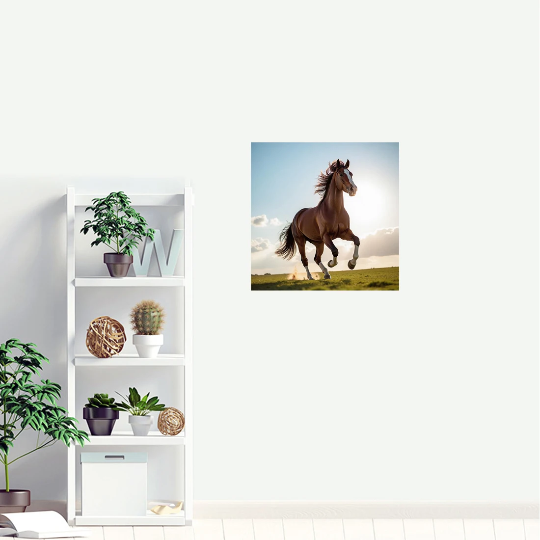 Three Ratels QHD67 Wild Running Horse Wall Stickers for Home Decoration Waterproof Self Adhesive