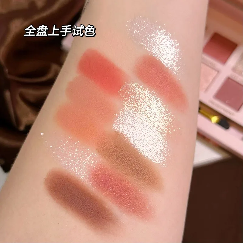 Paleta Cieni do Powiek Flower Know 12 Kolorów Begonia Olejny Obraz Puder Cienie do Powiek Matowe Perłowe Delikatne Błyszczące Kosmetyki do Oczu