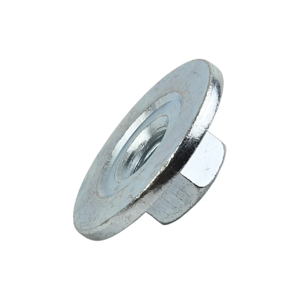 1pc Hexagon Angle Grinder-Disc-Quick Change Locking Flange Nut Quick Release Silver Tool-Accessories For 125/150/180/230