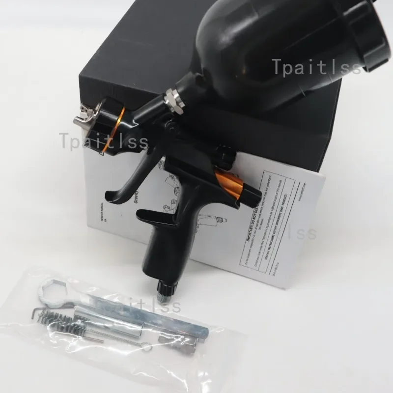 Tpaitlss Clearcoat Spray Gun Clear Car Paint Spray Gun with 600ml Cup 1.2mm/1.3mm Tip Spray Tools