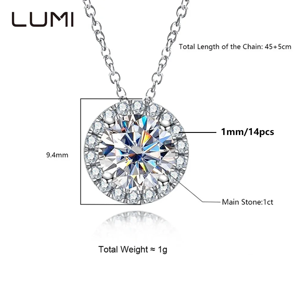 

Большой хит 1 карат в форме подсолнуха Муассанит S925 Серебряное ожерелье с подвеской для красивого свадьбы, дня рождения, юбилея, лабораторный бриллиант