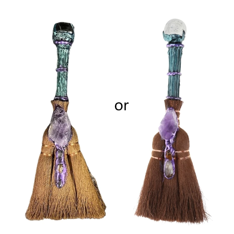 فرشاة مكنسة ميسكانثوس المصنوعة يدويًا لتزيين الجدران الاحتفالية #2