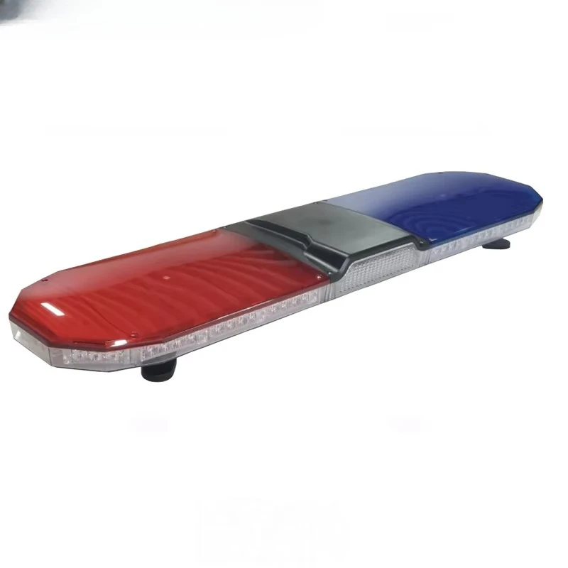 100W Red Blue Ambulance Warning Strobe LED Light Bar with Siren and Loudspeaker