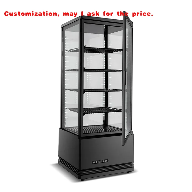 

Изготовление на заказ. Изменение лучшего качества, витрина со стеклянной дверью, холодильник, торт