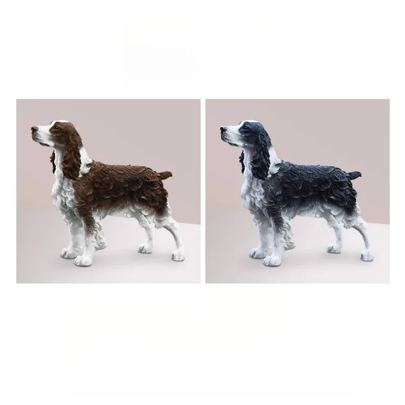 1/6 مقياس سبرينغر الذليل الكلب نموذج الراتنج محاكاة الحيوان الدائمة الموقف ل 12 بوصة لعبة الجندي عمل أرقام المشهد الدعائم